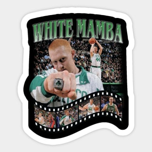 Brian Scalabrine White Mamba Vintage Sticker